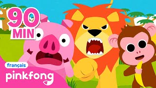 Pinkfong en français - 🦁Chansons d'Animaux | +Comptines | Baby Shark Chansons pour Enfants