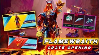 FLAMEWRAITH SET IS BACK😱 | CRATE OPENING IN PUBG