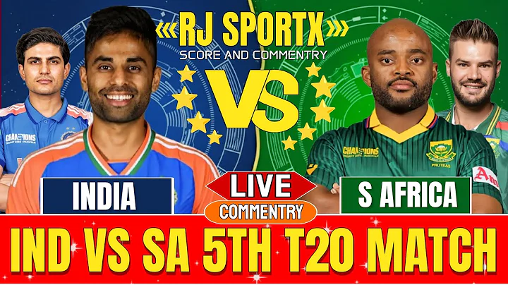 LIVE🔴 INDIA VS SOUTH AFRICA LIVE  | IND VS SA SERIES | TODAY CRICKET MATCH LIVE | RJ SPORT #indvssa