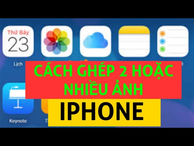 Cách Ghép Ảnh Trên Iphone Không Cần Ứng Dụng - Youtube