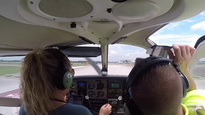 Piper Archer trip Sanford to Palatka Soft Field La...