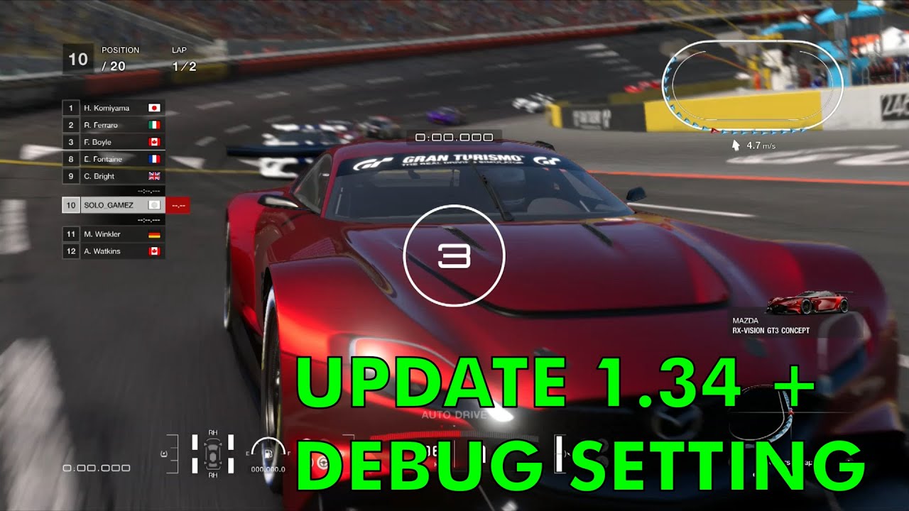 Gran Turismo 7 v1.18 (9.60) PS4 PKG Backported by Opoisso893 with Debug  Menu