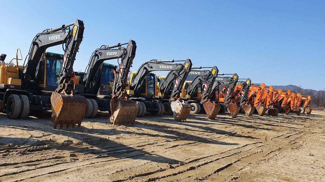 Ю Корея экскаватор  Volvo Hyundai Daewoo w55 140 145 210 300 380LC и.д