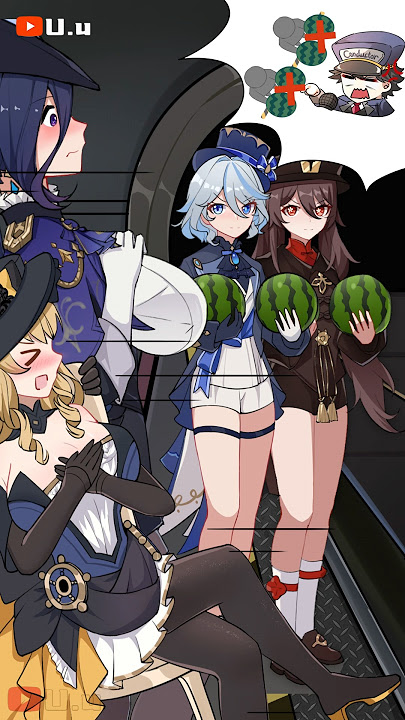 4 Big Watermelons 😳(Part 2) ‘’Please stay away from the yellow line‘’#genshinimpact