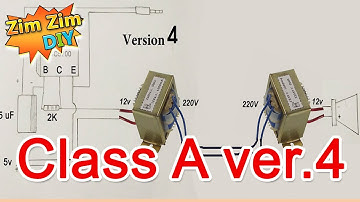 D.I.Y ขยายเสียง Class A Ver.4 (ใช้หม้อแปลง)