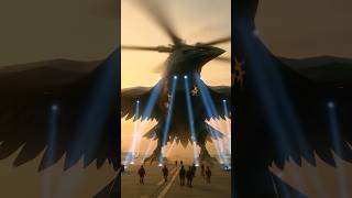 Eagle-Inspired Military Helicopter Concept – Futuristic Hybrid Aircraft Design #shorts #ytshorts screenshot 3