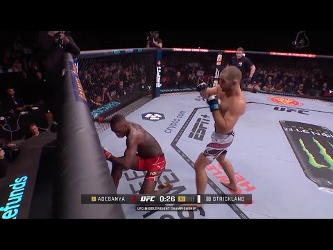 Лучшие моменты турнира UFC 293 Адесанья vs Стрикланд