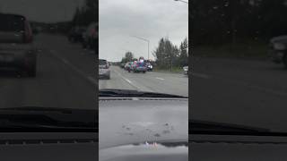 Police Road Closure on E Parks Hwy in Wasilla, Alaska 8/27 #roadclosures #wasilla