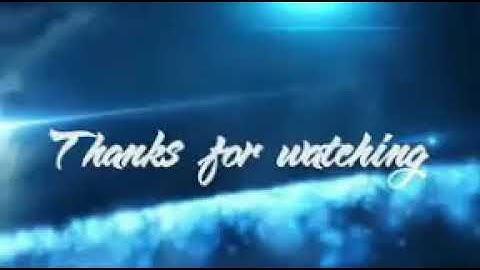 Intro kết thúc video (ngắn gọn)