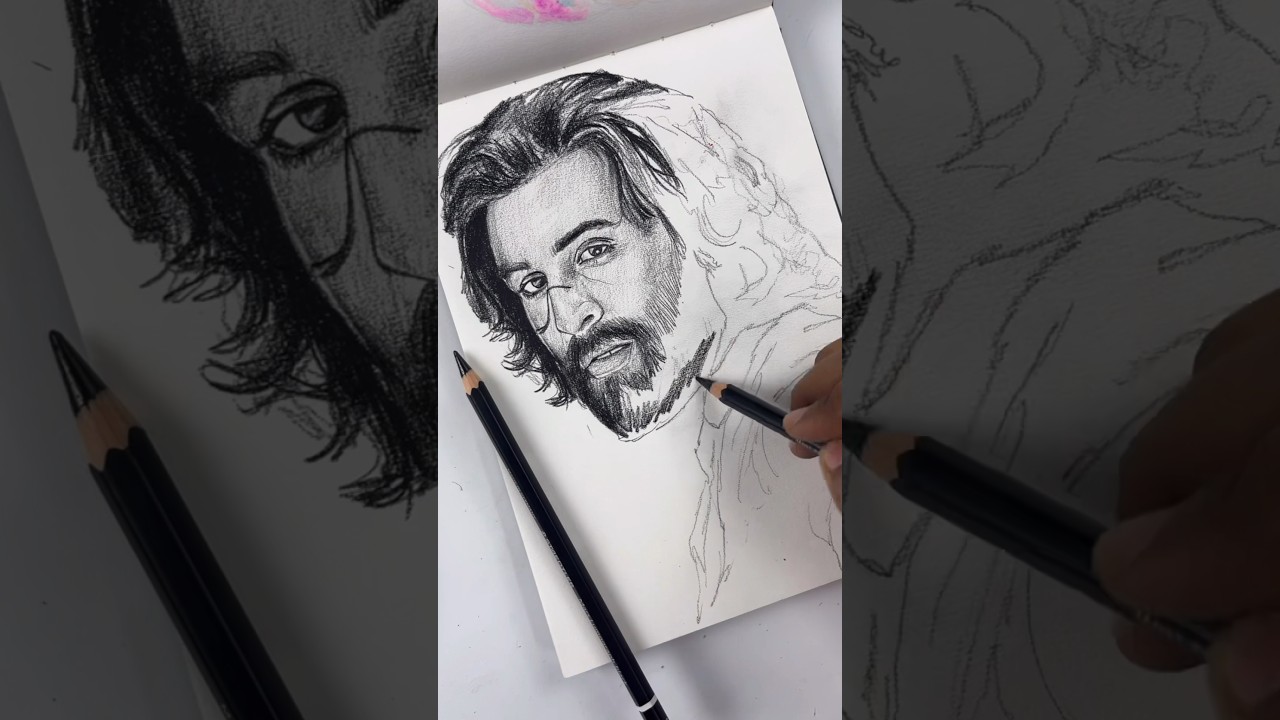 Animal movie: Ranbir Kapoor Drawing 