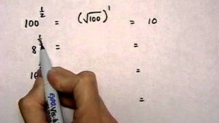evaluate expressions with rational exponents - (cr).mov
