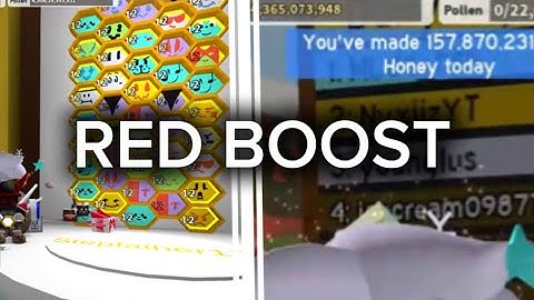 RED HIVE BOOST (level 12) bee swarm simulator