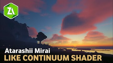 Atarashii Mirai Shader - Looks Java edition shader in minecraft pe 1.18+ || 2023