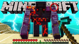 NUNCA CHEGUE PERTO DESSE MONSTRO NO MINECRAFT! - Isolado #16 - Minecraft