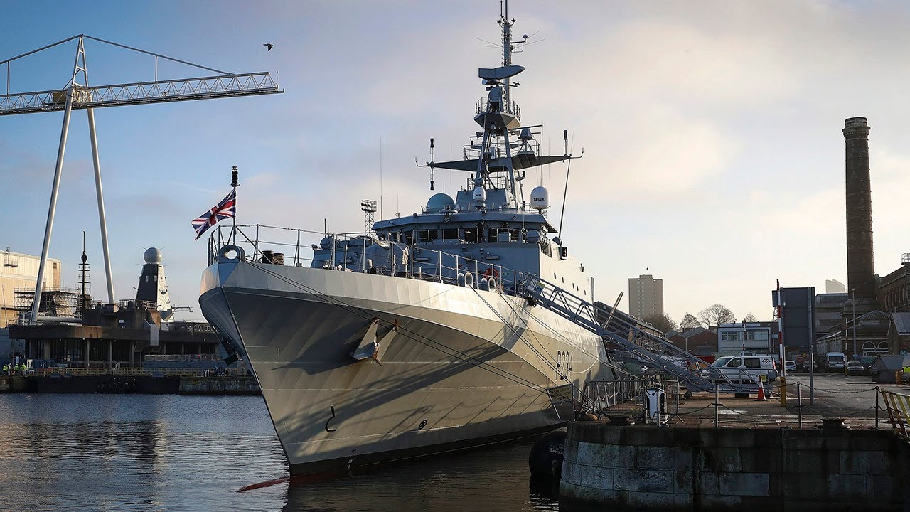 HMS Spey formally accepted into the Royal Navy