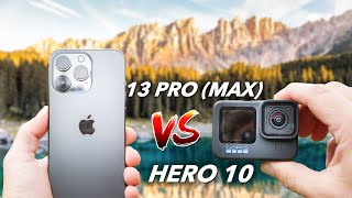 GoPro Hero 10 vs iPhone 13 Pro Camera Comparison!