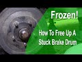 1966 Ford Mustang   How To Free Up A Frozen, Rusty, Corroded Brake Drum