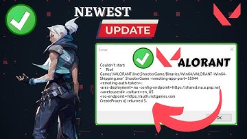 Valorant kon niet starten met fout Valorant win64 shipping.exe fout