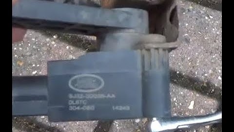 Range Rover Evoque 2014 Adaptive Dynamics Fault Rear Rumbling Knocking Sound Ride Height Sensor Fix