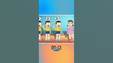 Ai là NOBITA thật? CMT đáp án của bạn nhé  #dovuigiaitri #games #doraemon #dovui #nobita #cartoon