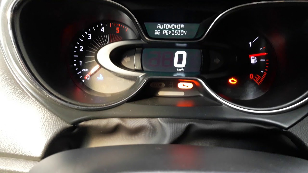 Borrar Luz De Mantencion De Un Renault Captur Youtube