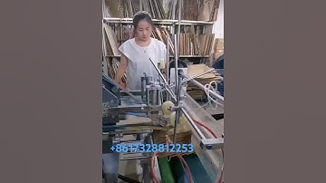 Rolam folder gluer machine is a easy operation equipment #foldergluing #rolam #foldergluer