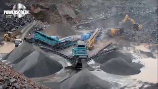 Powerscreen Chieftain 2200 - Grauwacke sieben