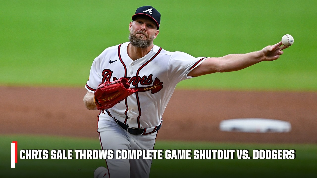 COMPLETE GAME SHUTOUT 🔥 Chris Sale records 11 STRIKEOUTS against the Dodgers | ESPN MLB