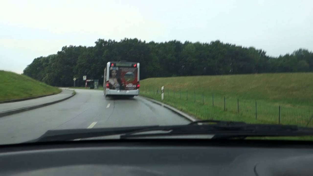 Mit dem Auto am Deich von Geesthacht nach Oortkarten