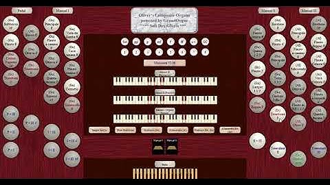 Everything will be new played with free organ samplesets and free GrandOrgue Digital Organ