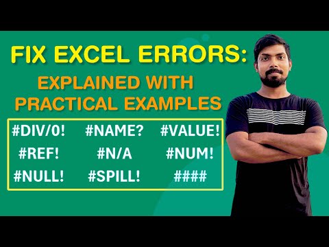 Fix Excel Errors: #NULL! & #SPILL!  #DIV/0! Explained with Practical Examples | By Rinkesh Shah