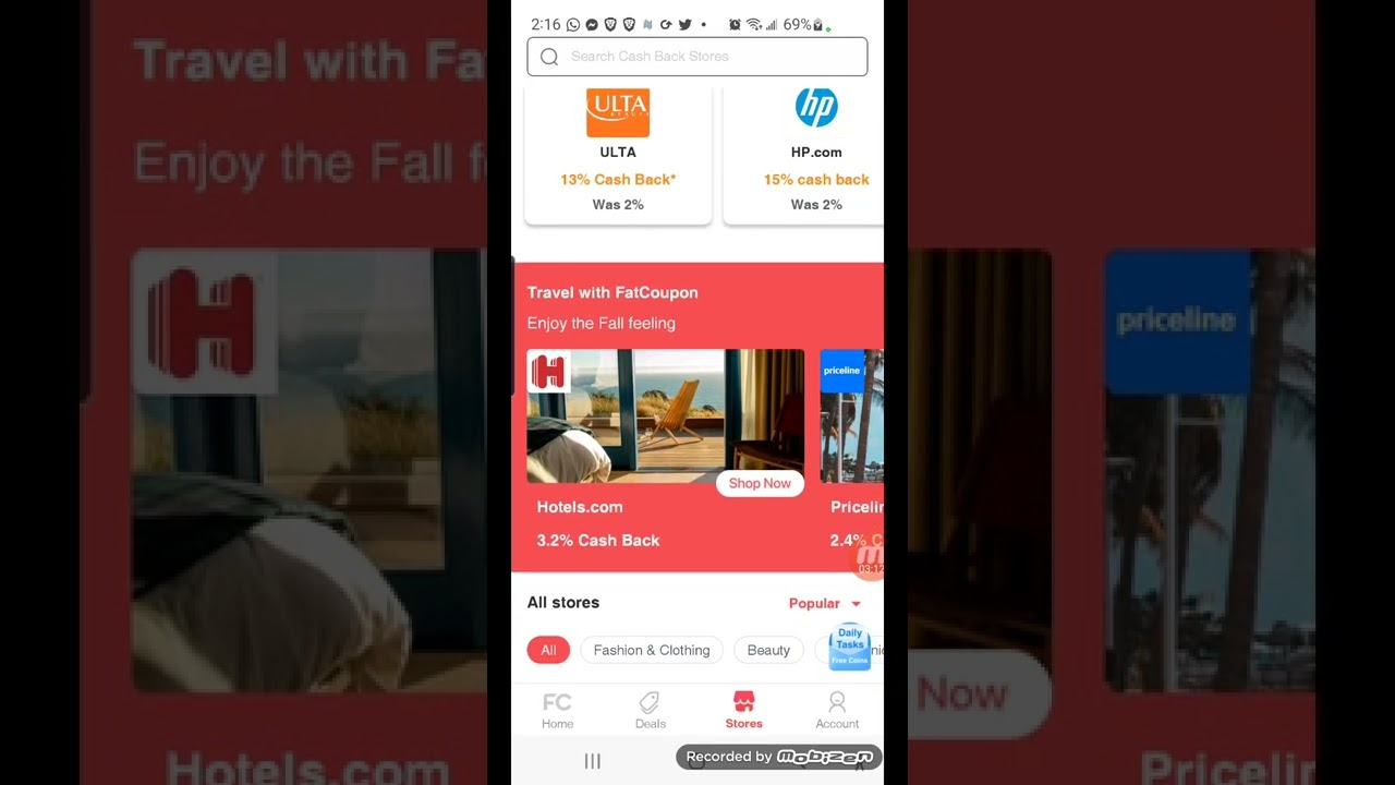 Fat Coupon. Earn Cashback To Shop, Earn FC coins Doing Daily Tasks.