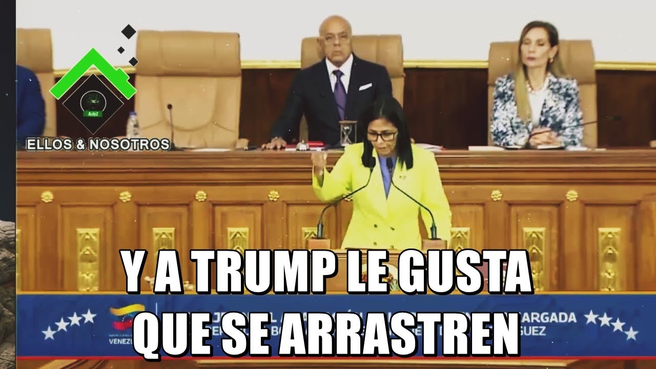 Delcy Rodríguez asegura que no iría 'arrastrándose' a EEUU