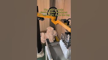 Palletizing robot #intelligence #factory #factoryproducts #industrialrobot #machine #automobile