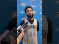 Thunder forward Kenrich Williams details his injury recovery after season debut