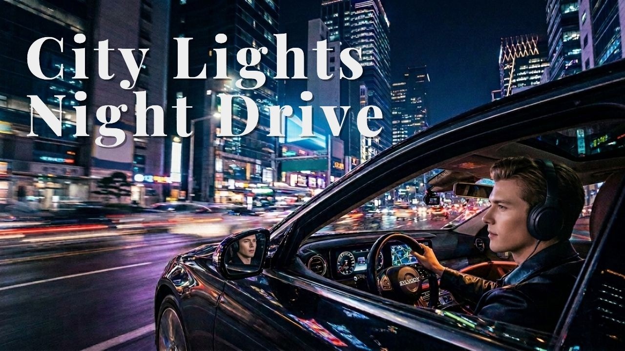 City Lights Night Drive 🌃 | Late Night Pop for Driving | Relaxing Road ...