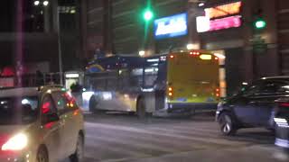 MTA NYC Bus 2018 New Flyer XD40 Xcelsior #7581 & 2008 Orion VII Next Generation Hybrid #3903