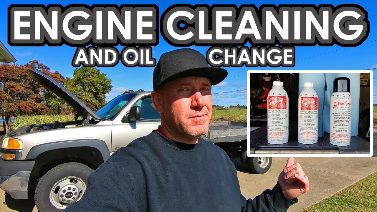 Cleaning out the New Truck Engine - YouTube