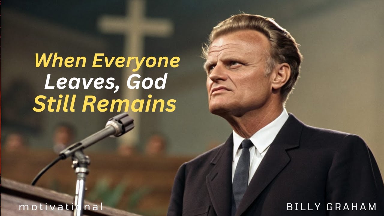 When Everyone Leaves, God Still Remains ||the best Motivation by Billy Graham