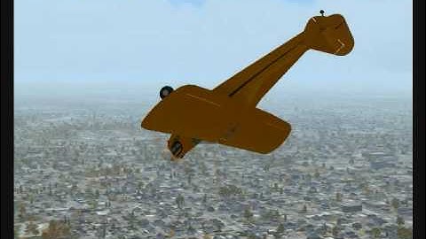 Looping a Piper Cub (clean)