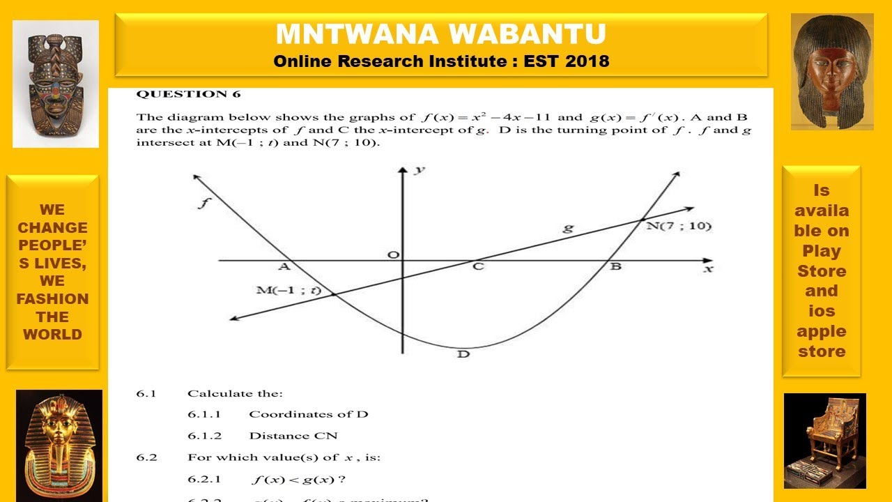 Grade 12 past paper 2022-Mathematics - YouTube