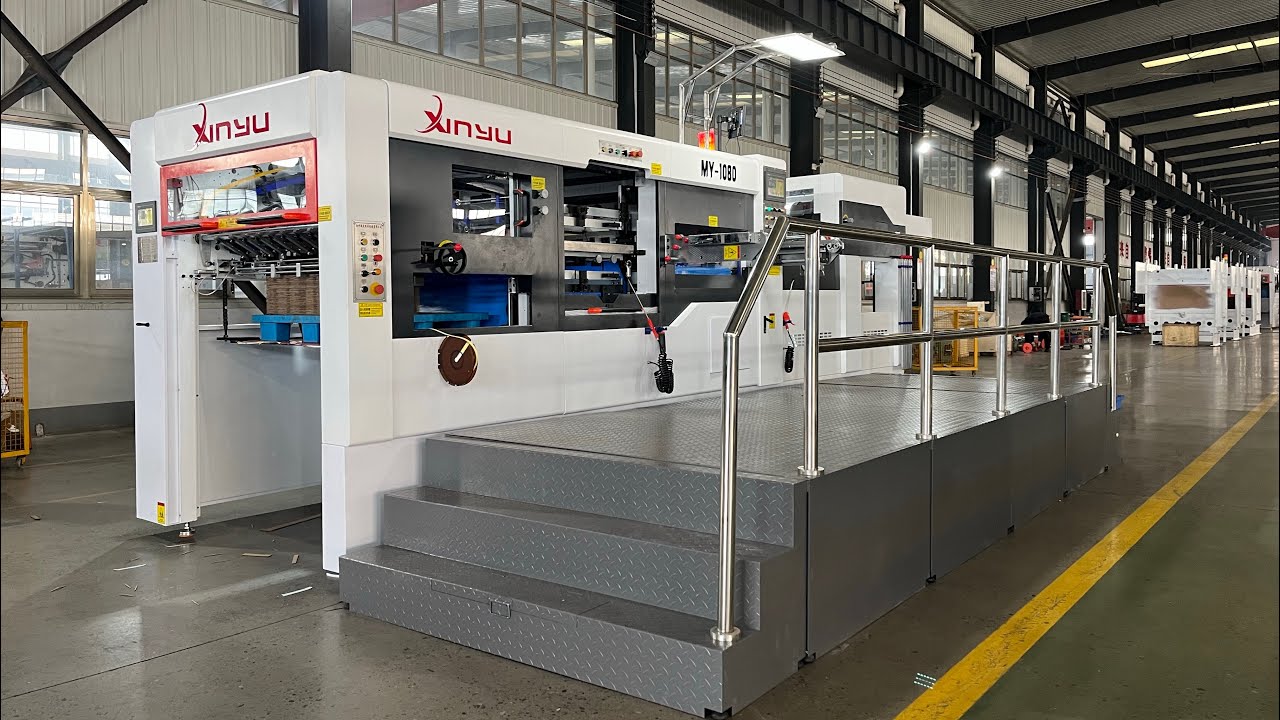 XY-MY-1080MM fully automatic feida flatbed die-cutter & creaser machine ...