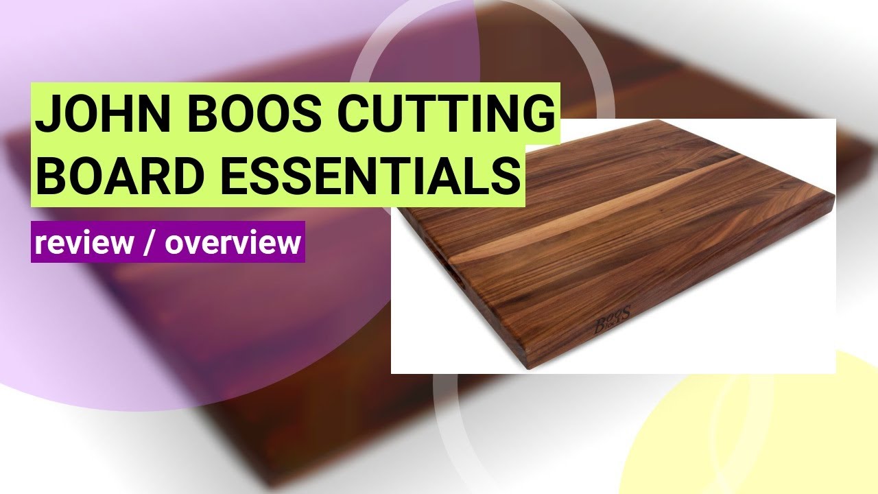 What Is R Board John Boos R-Board Walnut Cutting Board Review: Is It Worth It? - YouTube