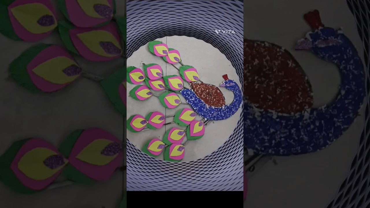 Craft making with egg shells 