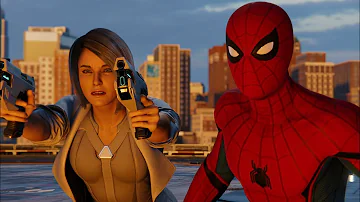 Spider-Man and Silver Sable vs Cyborg Hammerhead (Stark Suit Walkthrough) - Marvel's Spider-Man