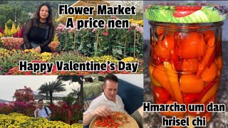 RUSSIAN ṬHIAN HO ZAKLO LUTUK, HMARCHA PICKLE HRISEL SIAM DAN, FLOWER MARKET SON THI NEN, GIFT UNBOX 