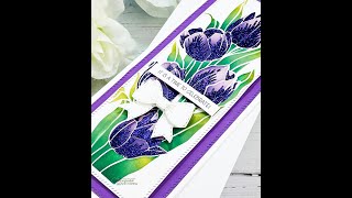 Unity Quick Tip: Variegated Stenciling + Glitter Accents