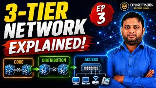 3-TIER NETWORK EXPLAINED | Core, Distribution & Access Layers