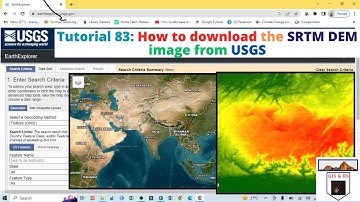 How to download SRTM DEM image from USGS