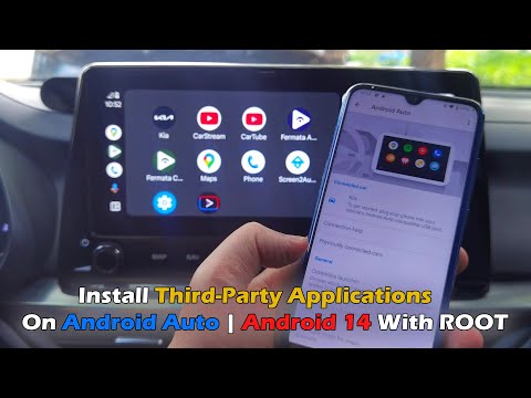 How To Install Third-Party Applications On Android Auto | Android 14 With ROOT